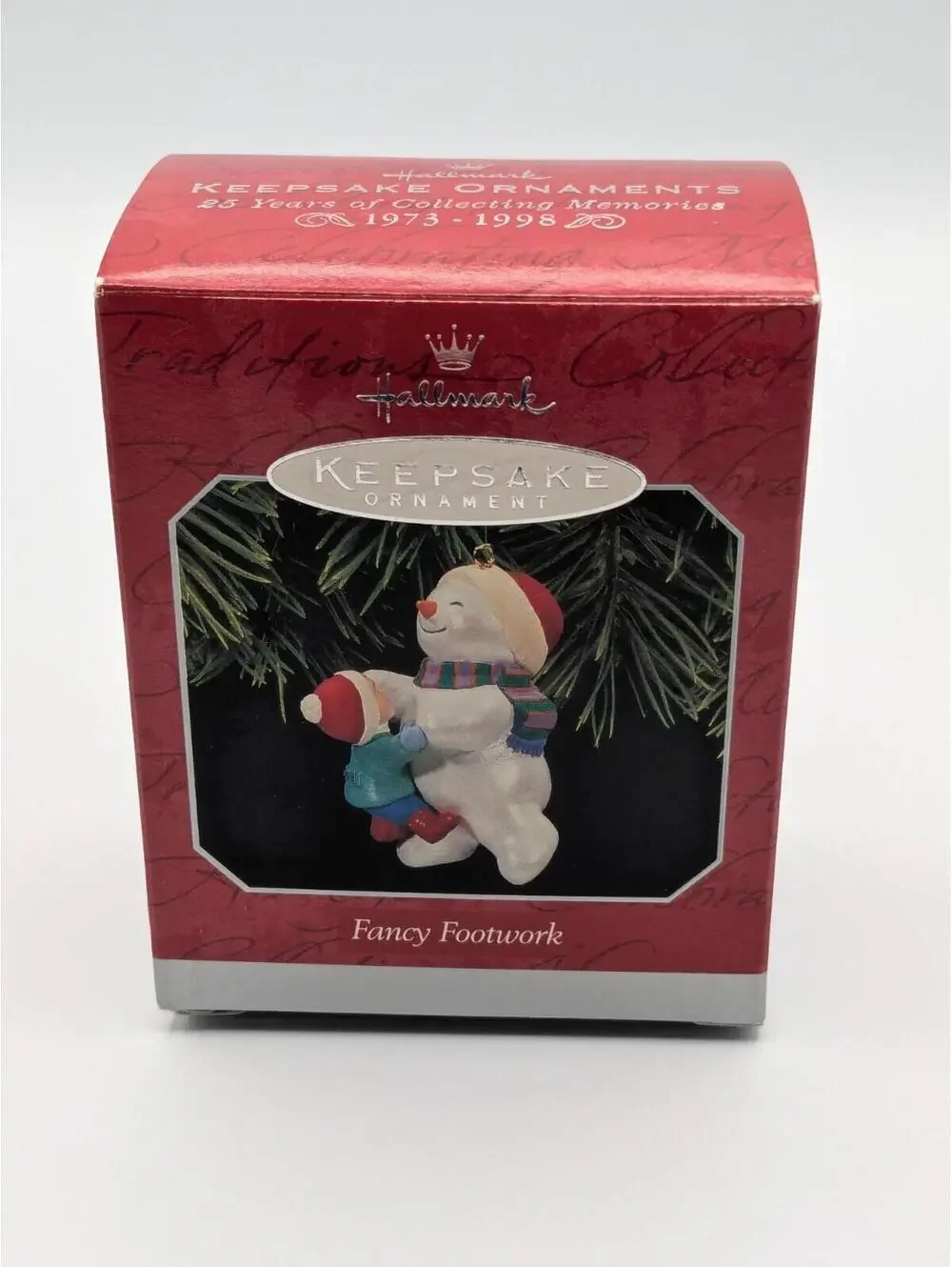 Hallmark Keepsake Fancy Footwork 1998 Vintage Christmas Ornament